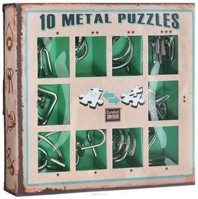 Mõistatused EUREKA! 10 Metal Puzzle Green