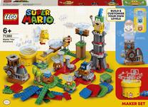 Konstruktorius LEGO Super Mario Įgusk konstruoti savo nuotykių kūrimo rinkiniu 71380, 366 vnt.