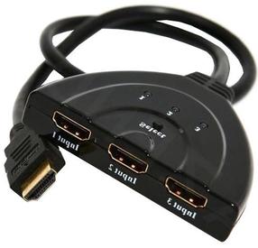 Адаптер Gembird HDMI / HDMI x 3 DSW-HDMI-35 HDMI x 3, HDMI male, 0.5 м, черный цв.