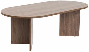 Kavos staliukas Nordure Sable, ruda sp., 60 cm x 119 cm x 40 cm
