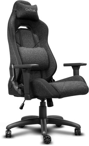 Darbo kėdė Trust GXT723, 52 x 52 x 134 cm, juoda sp./pilka sp.