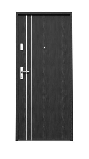 Išorinės buto durys Domoletti Classic, dešininės, antracito sp., 206 x 100 x 5 cm