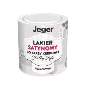 Lakas, pusiau blizgus Jeger Chalk Paint, 0.5 l, Bespalvis