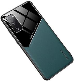 Чехол для телефона Mocco Lens Leather Back Case Apple iPhone 11 Pro Max, черный цв./зеленый цв., Apple