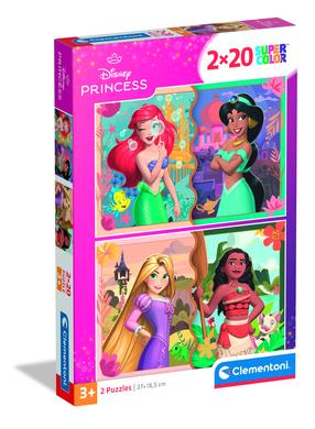 Dėlionė 2in1 Clementoni Disney Princess 24092, 27 cm x 18.5 cm, 40 vnt.