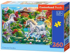 Dėlionė Castorland Unicorn Garden 27590, 23 cm x 32 cm, 260 vnt., įvairių spalvų