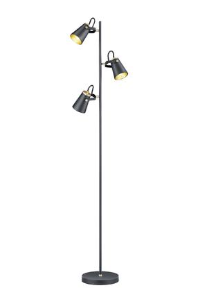 Stāvlampa Trio Edward 408800332, 40 W, E14, zelta krās./melna krās.
