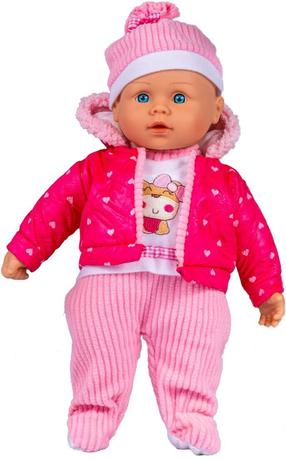 Lėlė - kūdikis Smily Play SP83511, 41 cm, rožinė sp.