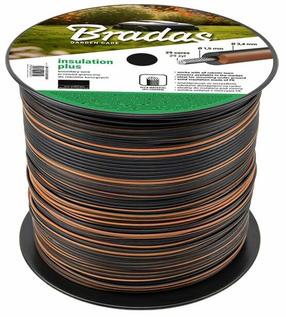 Ritė su vielute Bradas Insulation Plus, 5000 cm, juoda sp.