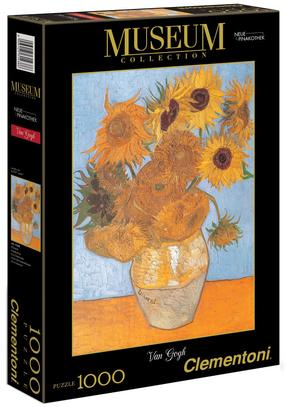 Dėlionė Clementoni Vincent Van Gogh Sunflowers 31438, 69 cm x 50 cm, 1000 vnt., įvairių spalvų
