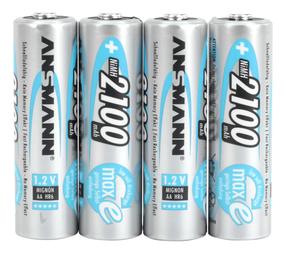 Laetav aku Ansmann MaxE Rechargeable, 2100 mAh, 4 tk