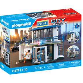 Konstruktor Playmobil City Action Police Station With Investigation Room 71874, 129 tk, mitmevärviline