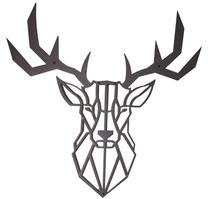 Sienos dekoracija Wallity Deer, 50 cm x 50 cm