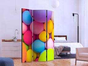Širma Artgeist Colourful Balls Paraventtc1667, įvairių spalvų, 135 cm x 172 cm