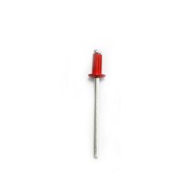 Alumiiniumist needid poolringikujulise peaga Haushalt RAL3020, 3.2 mm x 6 mm, 50 tk