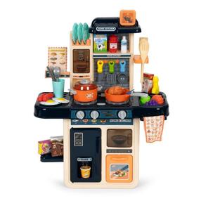 Игровая кухня, набор кухонной техники EcoToys, синий цв./многоцветный