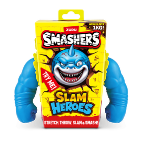 Rotaļlietu figūriņa Zuru Smashers Slam Heroes Shark, 18 cm, zila krās.