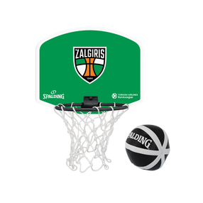 Баскетбольное кольцо Spalding Euroleague BC Zalgiris, С мячом