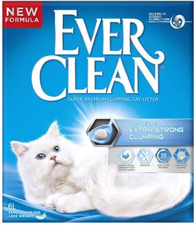 Kaķu smiltis Ever Clean Extra Strength Unscented, bentonīts, 6 l