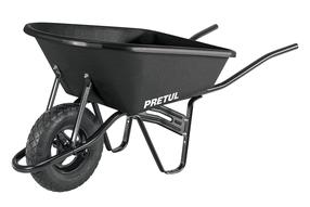 Тачка Truper 7506240690085, металл, черный цв., 95 л
