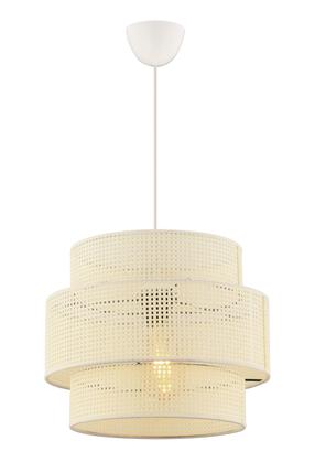 Šviestuvas lubų Opviq Cascade 390FLH2445, E27, 1 x 40 W, balta sp. / balta sp.