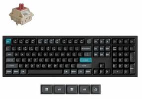 Juhtmevaba arvutiklaviatuur Keychron Q6 Ultra 8K Q6U-M1 Keychron Silk POM Red, EN, must v.