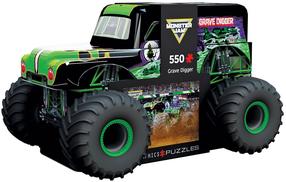 Dėlionė Eurographics Monster Jam Grave Digger Tin 8551-5943, 48 cm x 33 cm, 550 vnt., įvairių spalvų