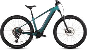 Elektrinis dviratis Cube Reaction Hybrid Race 800 Trapeze, M, 29", 800 W, 33.2 Ah, mėlyna sp./violetinė sp.