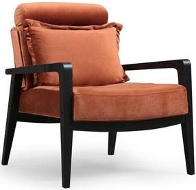 Tugitool Hanah Home Apollo Cinnamon, oranž v., 84 cm x 77 cm x 90 cm