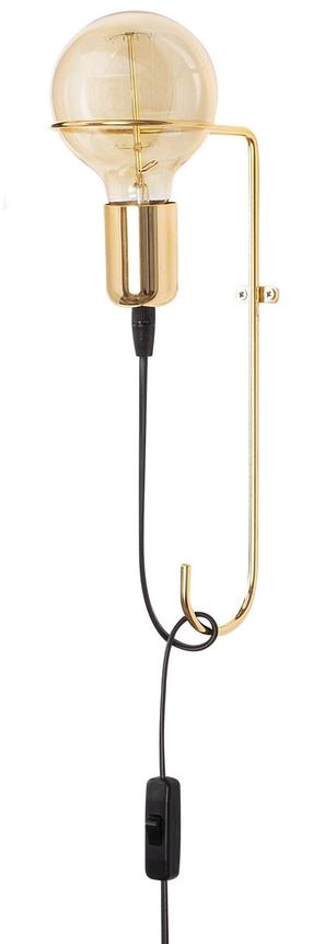 Lampa sienas Opviq Pota 3662 892OPV1226, E27, 1 x 40 W, bez abažūra / zelta krās.