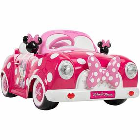 Bērnu elektroauto Huffy Minnie Mouse 17315W, rozā krās.
