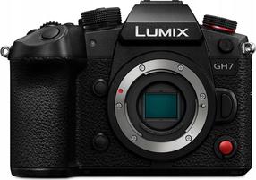 Sistēmas fotoaparāts Panasonic Lumix DC-GH7, melna krās.