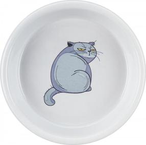 Миска для животного Trixie, 0.25 л, 13 см x 13 см, серый цв.