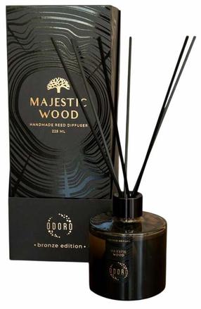 Namų kvapas, kvapiosios lazdelės Odoro Bronze Majestic Wood, 200 ml