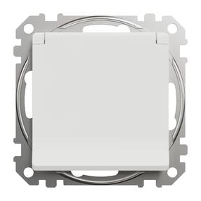 Pistikupesa Schneider Electric Sedna Design SDD211024, maandusega, IP44, valge v.