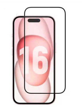 Tālruņa ekrāna aizsargstikls Mocco Full Face Apple iPhone 16, -, 6.12 "