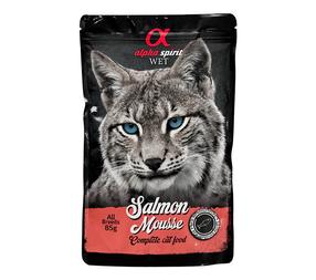 Šlapias kačių maistas Alpha Spirit Mousse, lašiša, 0.085 kg