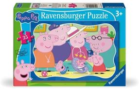 Пазл Ravensburger Peppa Pig, 18 см x 26 см, 35 шт., многоцветный