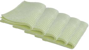  Virtuvinių rankšluosčių rinkinys Bradley Waffle 129539, žalias, 60 cm x 40 cm, 5 vnt.