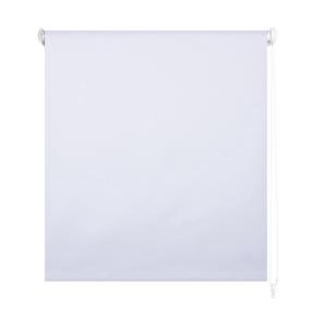 Ruloo Domoletti Blackout Silv 054, valge v./hõbe v., 140 cm x 185 cm