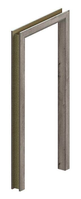 Durvju aploda Domoletti, 210.8 cm x 88.6 cm x 12 cm, labais, sibīrijas ozola krās.