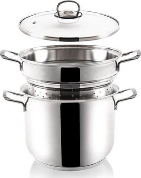 Kastrul Orion Anett, Ø22 cm, 6 l, hõbe v.