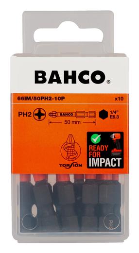 Набор ударных головок Bahco 66IM, 1/4"