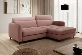 Kampinė sofa Gomsi Raquel 24, rožinė sp., dešininė, 165 x 228 cm x 100 cm