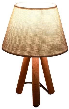 Galda stāvlampas Opviq AYD-3171, E27, 60W, bēša krās./koka krās.