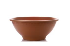 Lillepott Plasticotto Bowl, plastik, Ø 60 cm, pruun v.