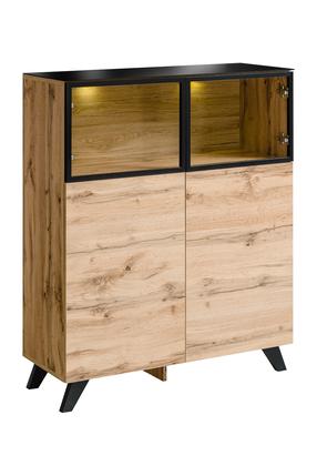 TV staliukas ASM, ruda sp., 150 cm x 45 cm x 47 cm