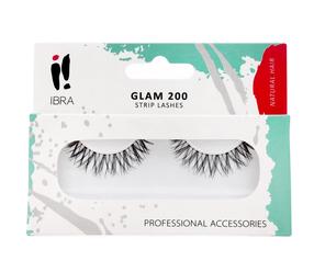 Накладные ресницы Ibra Glam 200, черный цв.