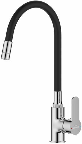 Virtuvinis maišytuvas Invena Weria BZ-38-008-L, juoda sp./chromo sp.