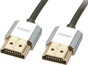 Laidas Lindy Slim High HDMI 2.0 Male, HDMI 2.0 Male, 3 m, juoda sp.